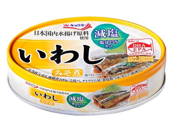 缶詰 海鮮品 冷凍食品の通販なら極洋公式通販サイトいわし味噌煮 減塩 24缶セット 缶詰 キョクヨーマルシェ