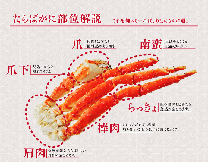 たらば 缶詰・海鮮品・冷凍食品の通販なら極洋公式通販サイトボイル